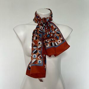 Vintage Made in Italy groovy 70s scarf